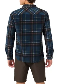 Men's Glacier Plaid Superfleece Button Down Shirt
