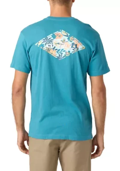 Men's Blended Short Sleeve Graphic T-Shirt