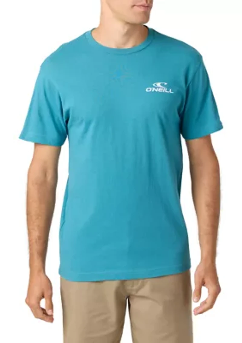 Men's Blended Short Sleeve Graphic T-Shirt