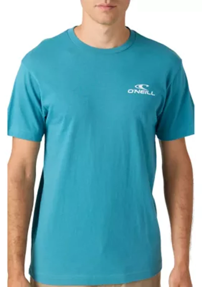 Men's Blended Short Sleeve Graphic T-Shirt