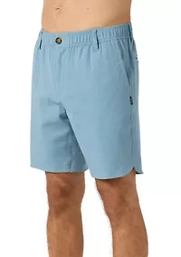 Reserve Light Check Scallop Shorts