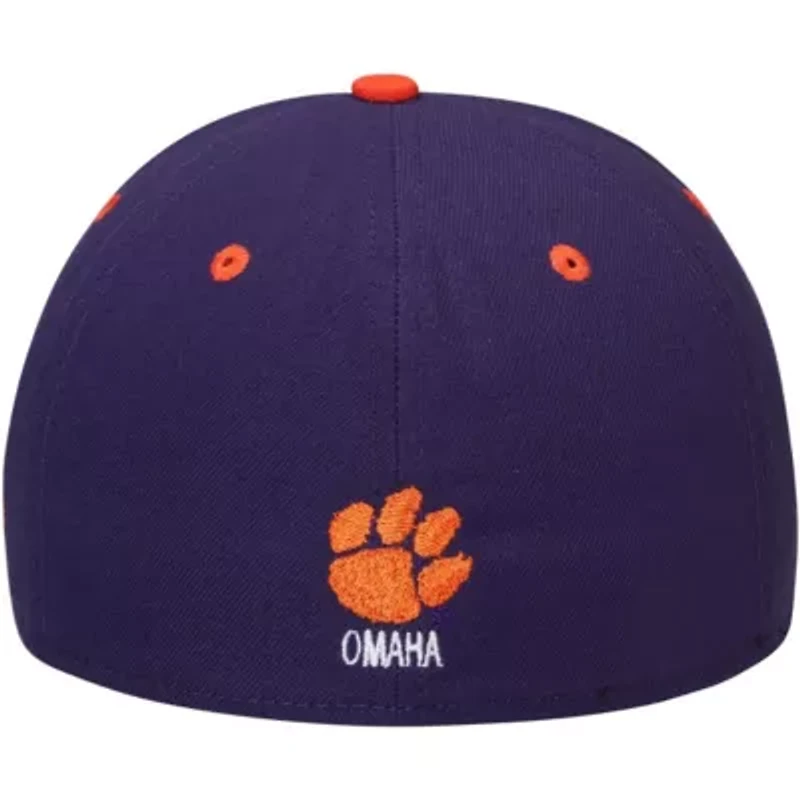 NCAA Clemson Tigers 59FIFTY Basic Fitted Hat - Purple/Orange