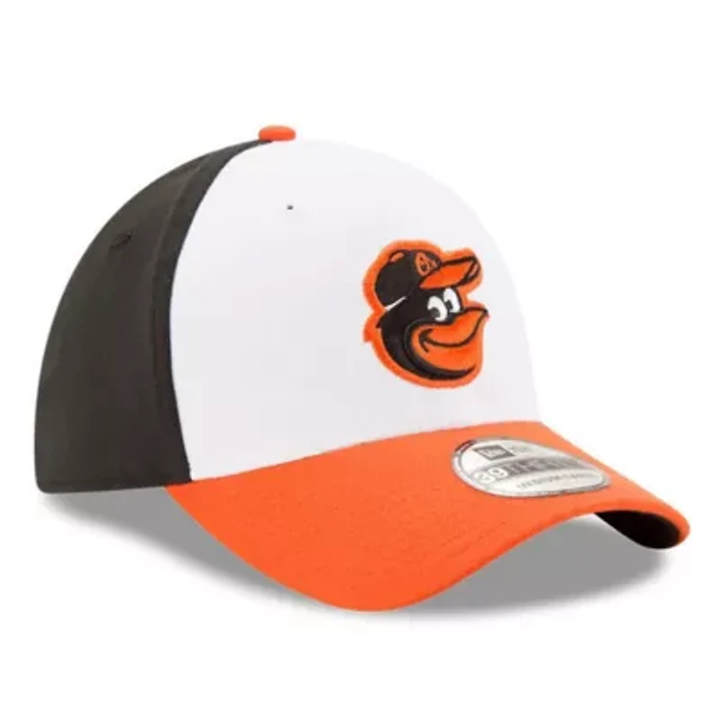 MLB Black/White Baltimore Orioles Team Classic 39THIRTY Flex Hat