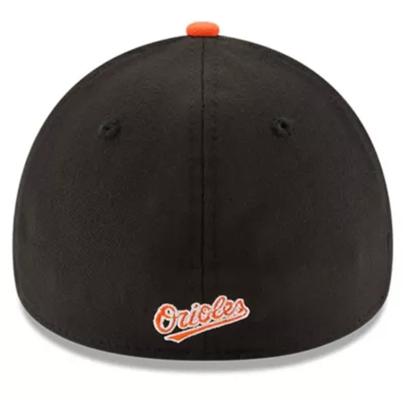 MLB Black/White Baltimore Orioles Team Classic 39THIRTY Flex Hat