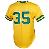 Oakland Athletics MLB Rickey Henderson Cooperstown Mesh Batting Practice Jersey