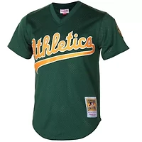 Oakland Athletics MLB Rickey Henderson 1998 Cooperstown Mesh Batting Practice Jersey