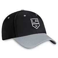 NHL Fanatics Black/Silver Los Angeles Kings Authentic Pro Rink Two-Tone Flex Hat