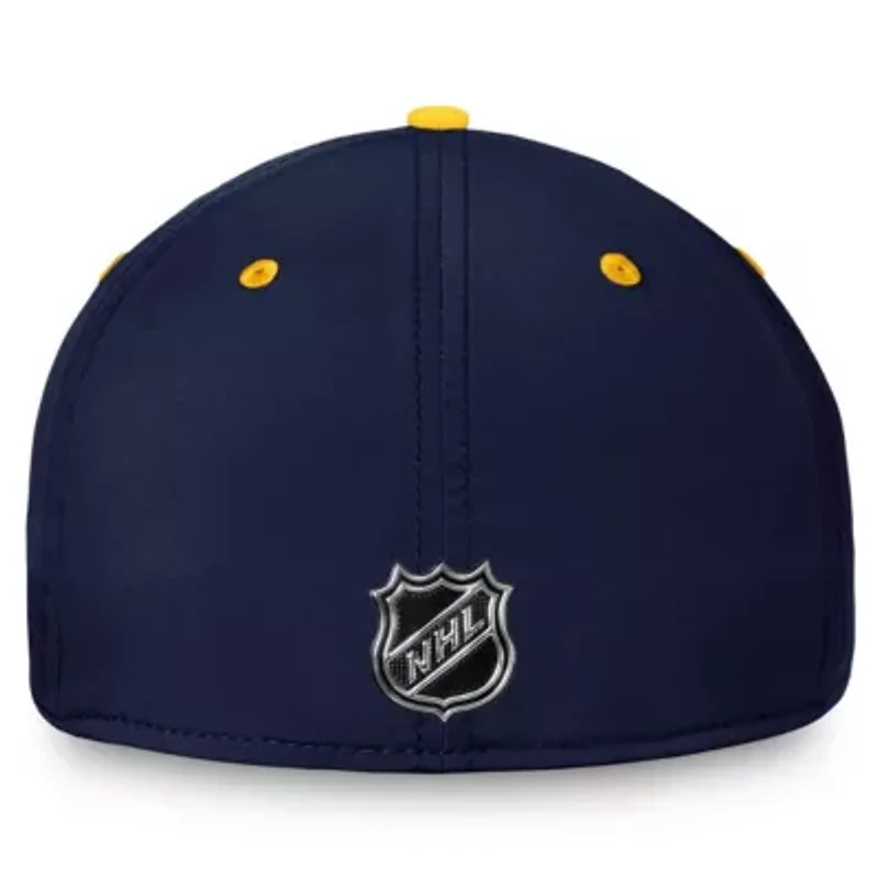 NHL Fanatics Navy/Gold St. Louis Blues Authentic Pro Rink Two-Tone Flex Hat