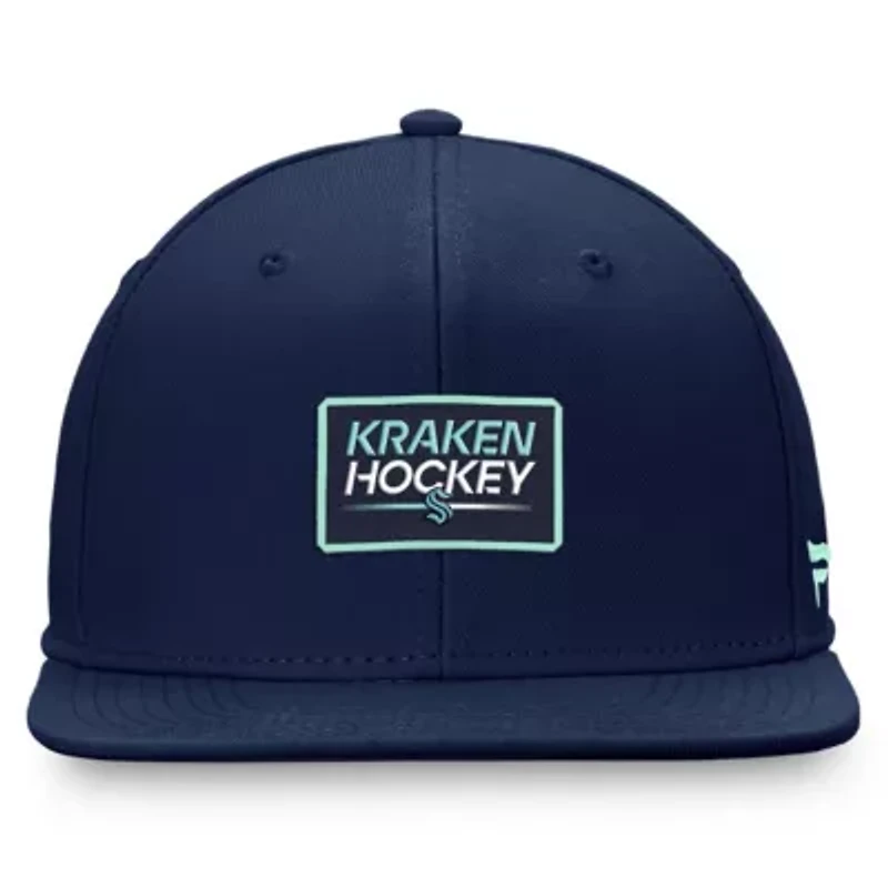 NHL Fanatics Deep Sea Seattle Kraken Authentic Pro Prime Snapback Hat