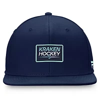 NHL Fanatics Deep Sea Seattle Kraken Authentic Pro Prime Snapback Hat