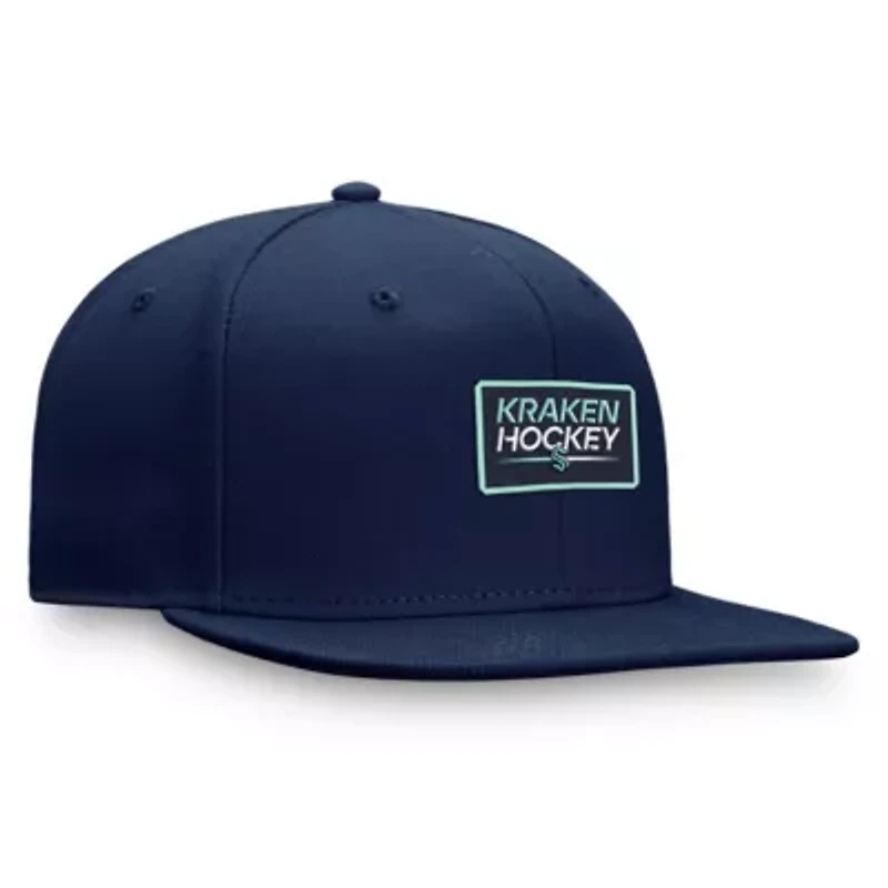 NHL Fanatics Deep Sea Seattle Kraken Authentic Pro Prime Snapback Hat