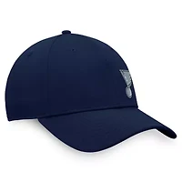 NHL Fanatics St. Louis Blues Authentic Pro Road Offset Logo Adjustable Hat