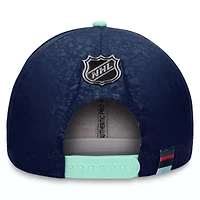 NHL Fanatics Deep Sea Blue/Light Seattle Kraken Authentic Pro Rink Two-Tone Snapback Hat