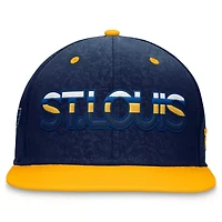 NHL Fanatics Navy/Gold St. Louis Blues Authentic Pro Rink Two-Tone Snapback Hat