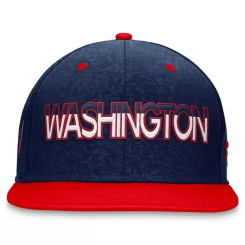 NHL Fanatics Navy/Red Washington Capitals Authentic Pro Rink Two-Tone Snapback Hat