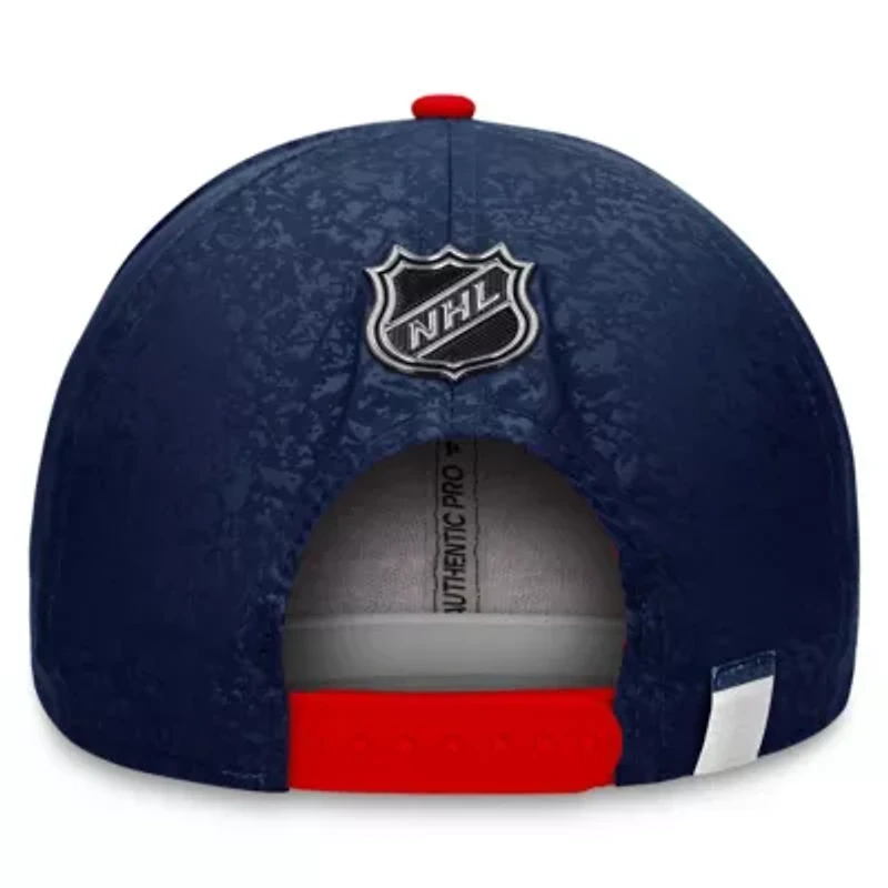 NHL Fanatics Navy/Red Washington Capitals Authentic Pro Rink Two-Tone Snapback Hat