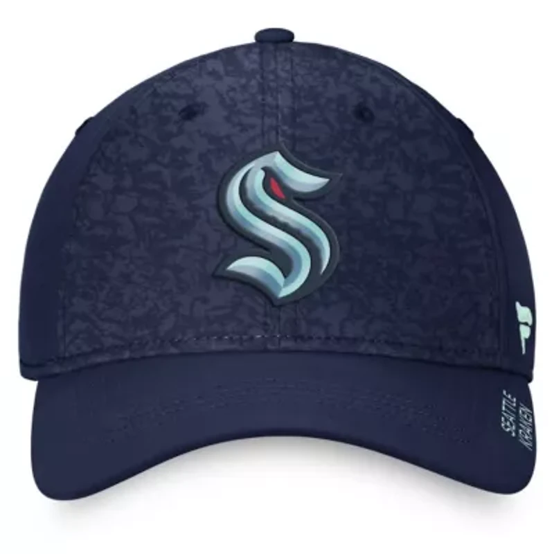 NHL Fanatics Deep Sea Seattle Kraken Authentic Pro Rink Flex Hat