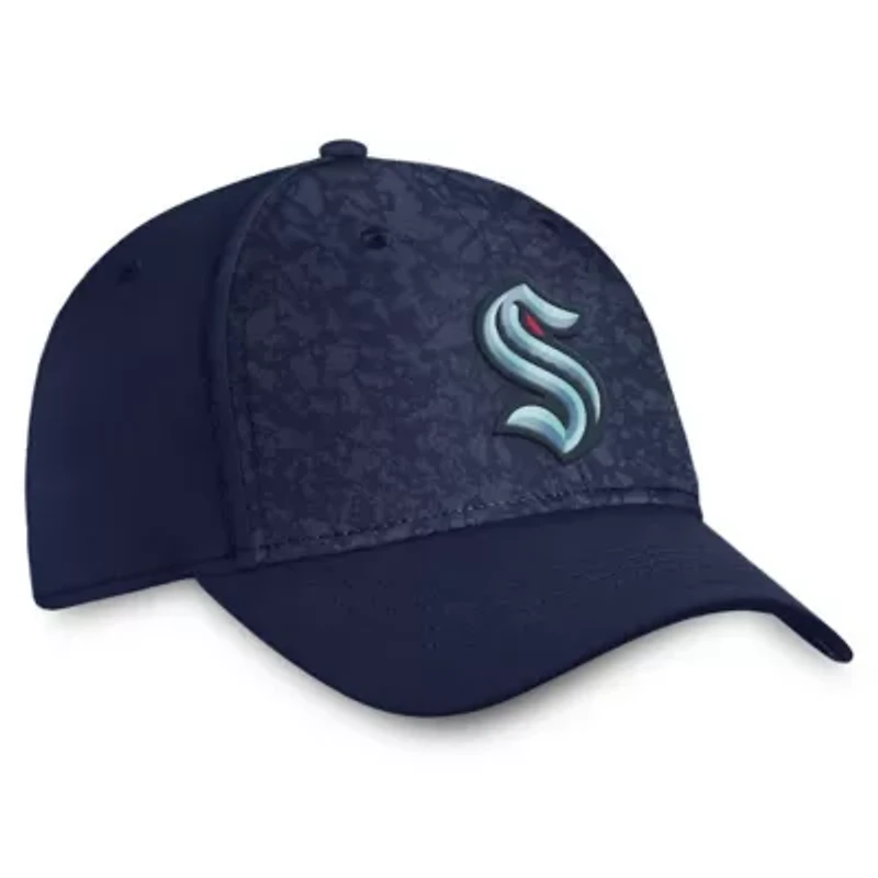 NHL Fanatics Deep Sea Seattle Kraken Authentic Pro Rink Flex Hat
