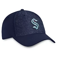 NHL Fanatics Deep Sea Seattle Kraken Authentic Pro Rink Flex Hat
