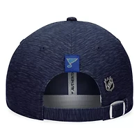NHL Fanatics St. Louis Blues Authentic Pro Road Adjustable Hat