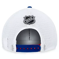 NHL Fanatics New York Rangers Authentic Pro Rink Trucker Adjustable Hat