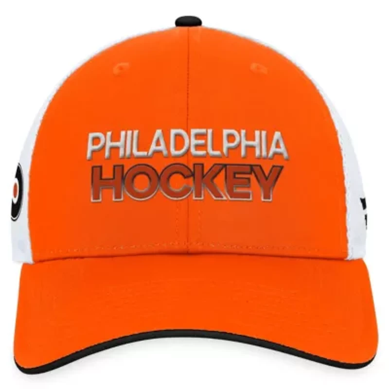 NHL Fanatics Philadelphia Flyers Authentic Pro Rink Trucker Adjustable Hat