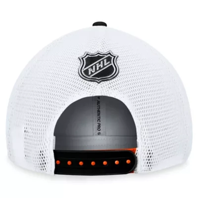 NHL Fanatics Philadelphia Flyers Authentic Pro Rink Trucker Adjustable Hat