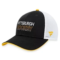 NHL Fanatics Pittsburgh Penguins Authentic Pro Rink Trucker Adjustable Hat