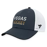 NHL Fanatics Vegas Golden Knights Rink Trucker Adjustable Hat
