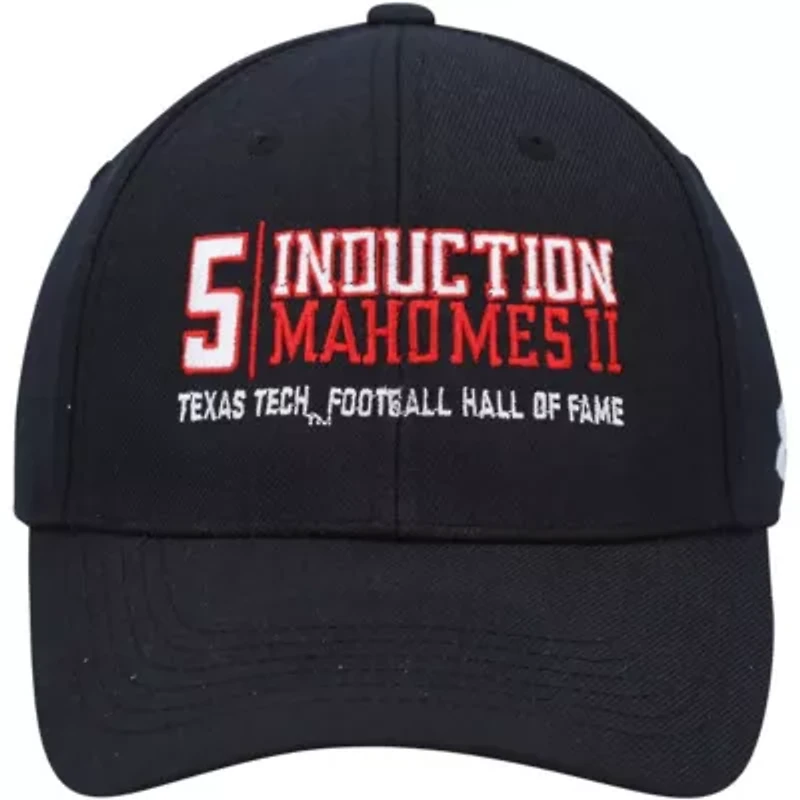 Texas Tech Red Raiders NCAA Under Armour Patrick Mahomes Texas Tech Raiders Football Hall of Fame Adjustable Hat