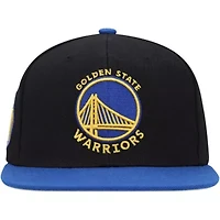 NBA Black/Royal Golden State Warriors Side Core 2.0 Snapback Hat