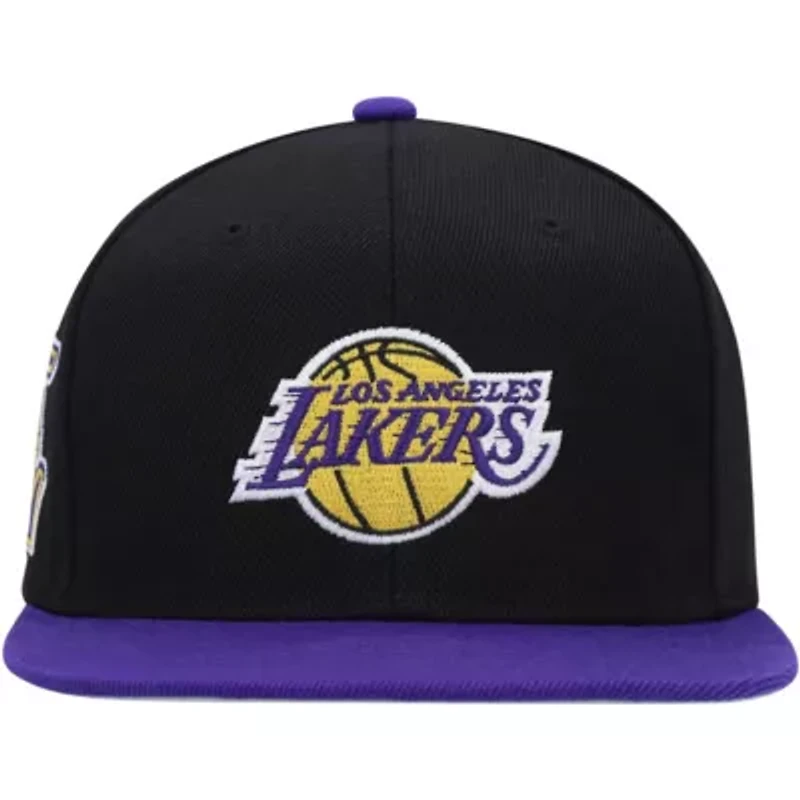 NBA Black/Purple Los Angeles Lakers Side Core 2.0 Snapback Hat
