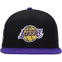 NBA Black/Purple Los Angeles Lakers Side Core 2.0 Snapback Hat