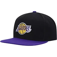 NBA Black/Purple Los Angeles Lakers Side Core 2.0 Snapback Hat