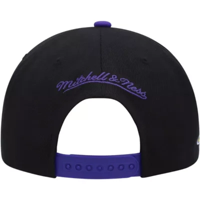 NBA Black/Purple Los Angeles Lakers Side Core 2.0 Snapback Hat