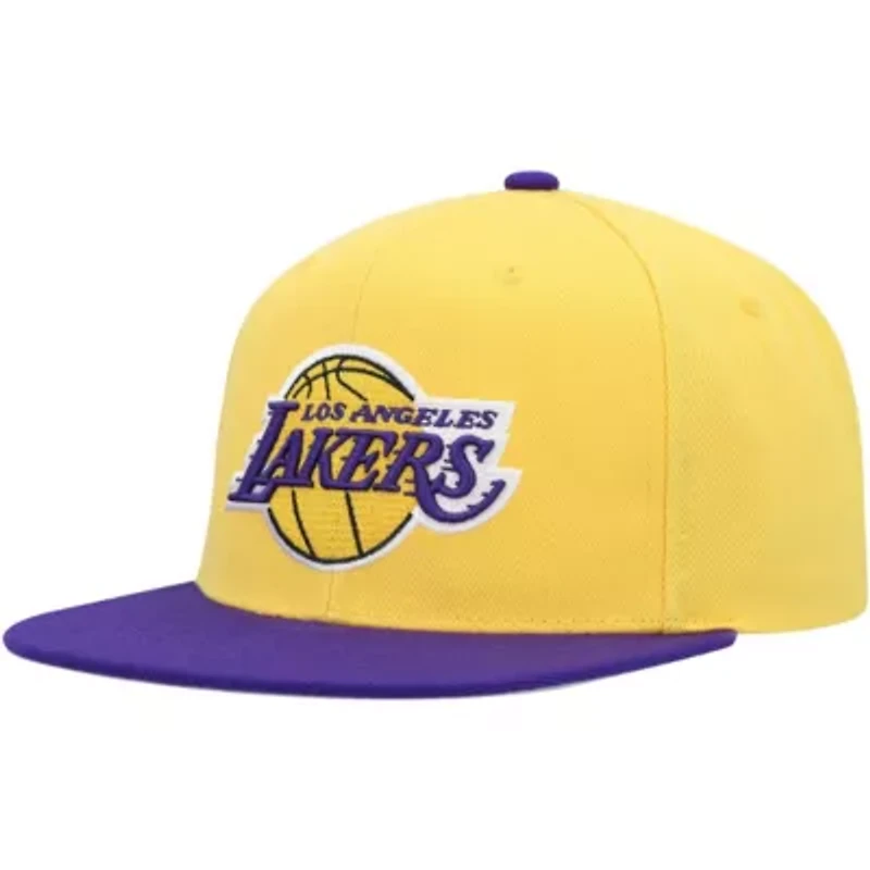 NBA Gold/Purple Los Angeles Lakers Side Core 2.0 Snapback Hat