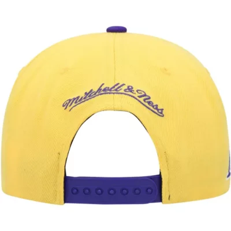 NBA Gold/Purple Los Angeles Lakers Side Core 2.0 Snapback Hat