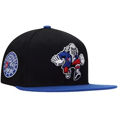 NBA Black/Royal Philadelphia 76ers Side Core 2.0 Snapback Hat
