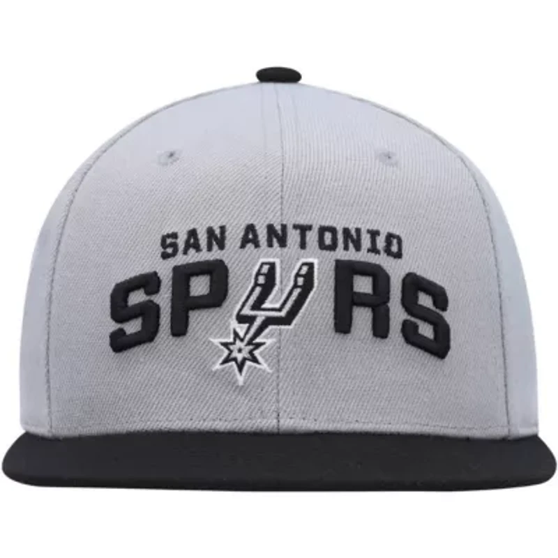 NBA Gray/Black San Antonio Spurs Side Core 2.0 Snapback Hat