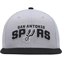 NBA Gray/Black San Antonio Spurs Side Core 2.0 Snapback Hat