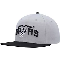 NBA Gray/Black San Antonio Spurs Side Core 2.0 Snapback Hat