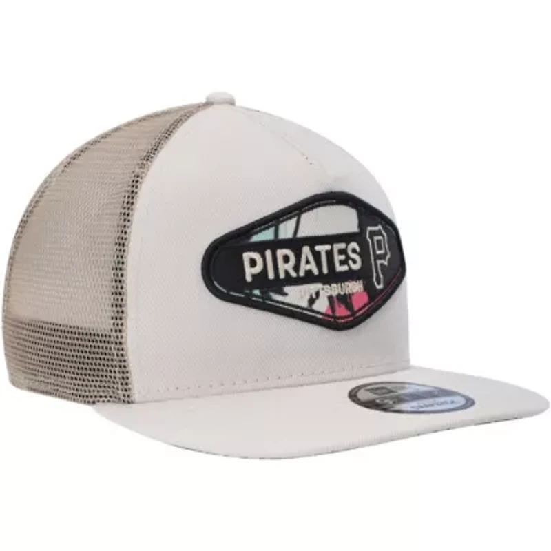MLB Pittsburgh Pirates Retro Beachin' Patch A-Frame Trucker 9FIFTY Snapback Hat