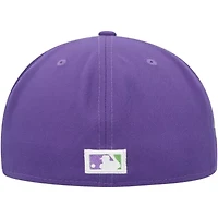 MLB Atlanta Braves Lime Side Patch 59FIFTY Fitted Hat