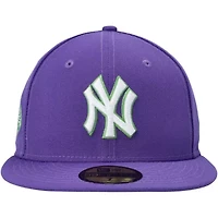 MLB New York Yankees Lime Side Patch 59FIFTY Fitted Hat