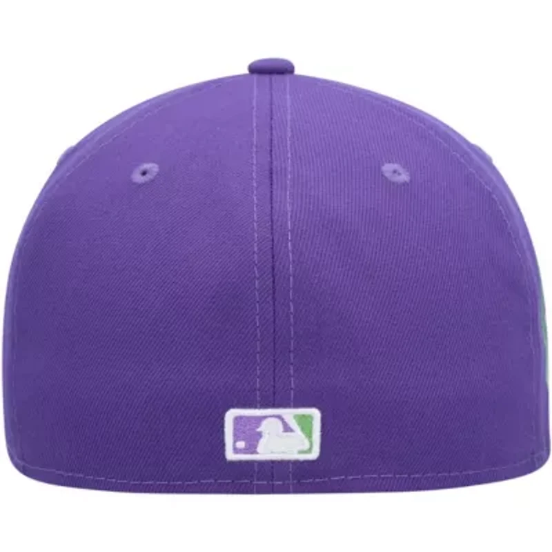 Oakland Athletics MLB Lime Side Patch 59FIFTY Fitted Hat