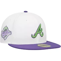 MLB Atlanta Braves Side Patch 59FIFTY Fitted Hat