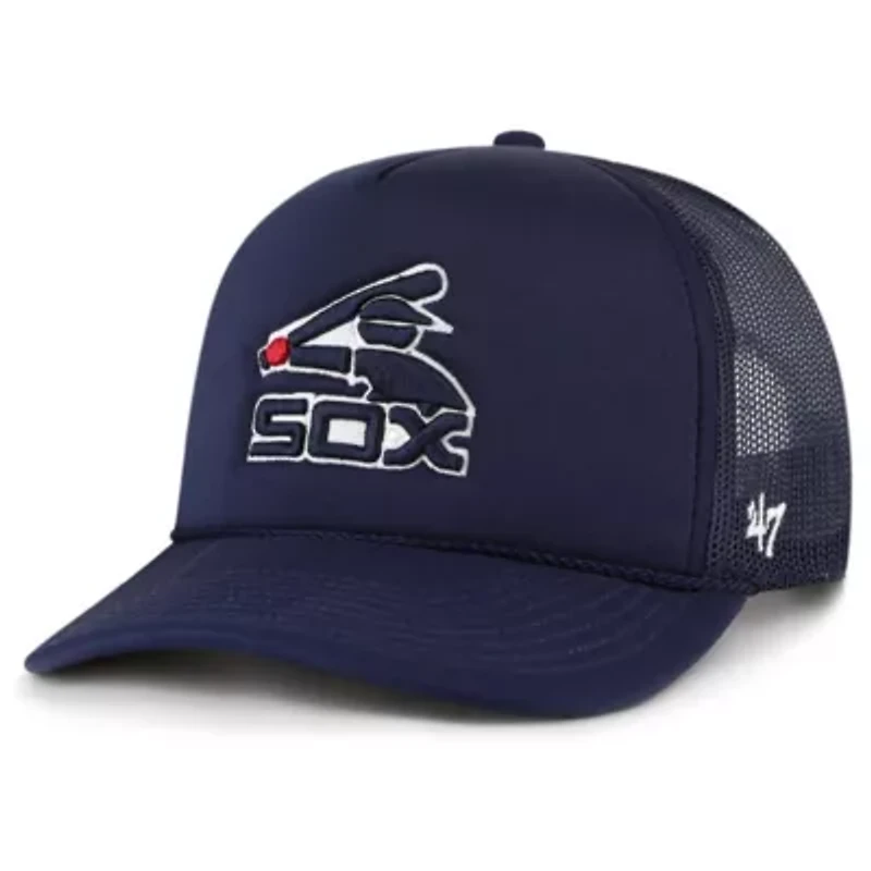 Chicago White Sox MLB Chicago Sox Foam Logo Trucker Adjustable Hat