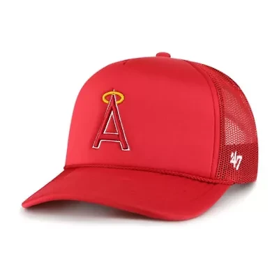 MLB Los Angeles Angels Foam Logo Trucker Adjustable Hat