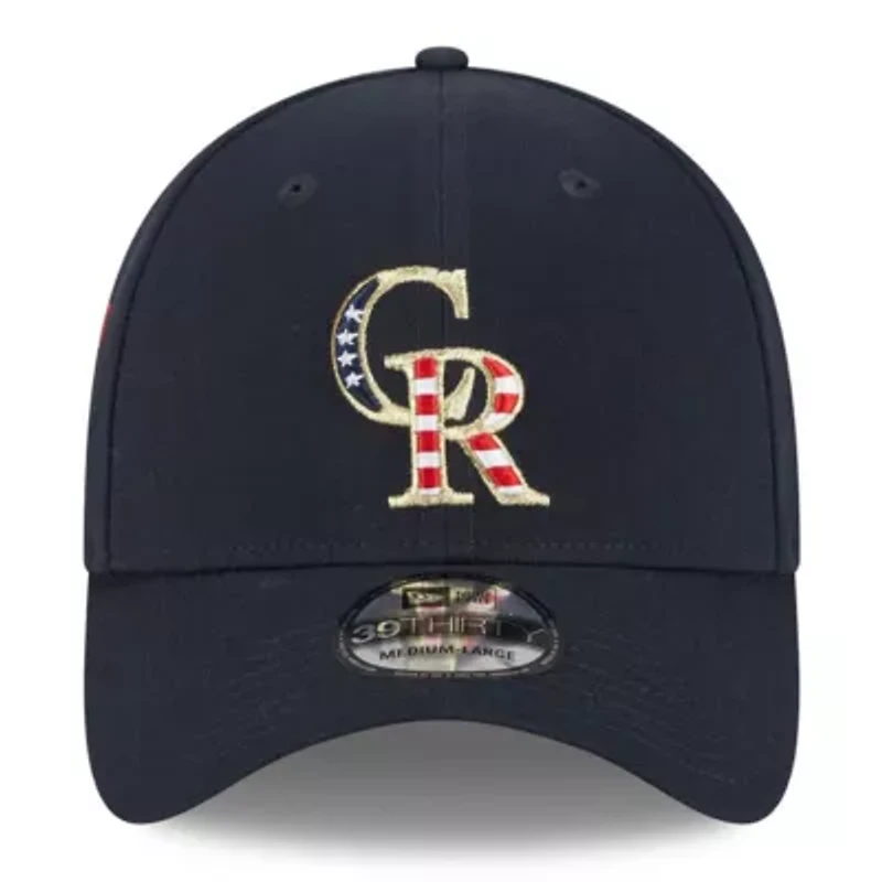 MLB Colorado Rockies 2023 Fourth of July 39THIRTY Flex Hat
