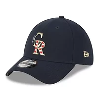 MLB Colorado Rockies 2023 Fourth of July 39THIRTY Flex Hat